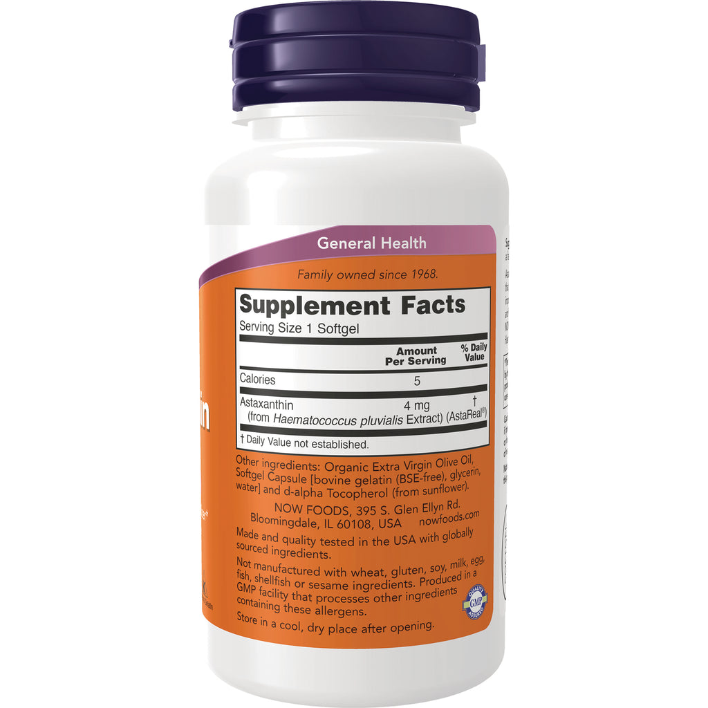 NWF1126 | Back of white supplement bottle showing Supplement Facts label, serving size 1 softgel and ingredient list - Thumbnail