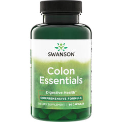 SWC041 | Swanson Colon Essentials digestive health supplement, comprehensive formula, 90 capsules