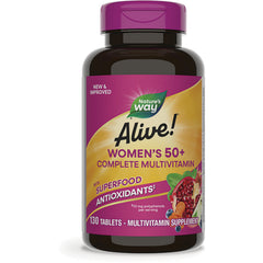 NW1033 | Nature's Way Alive! Women's 50+ complete multivitamin bottle, 130 tablets
