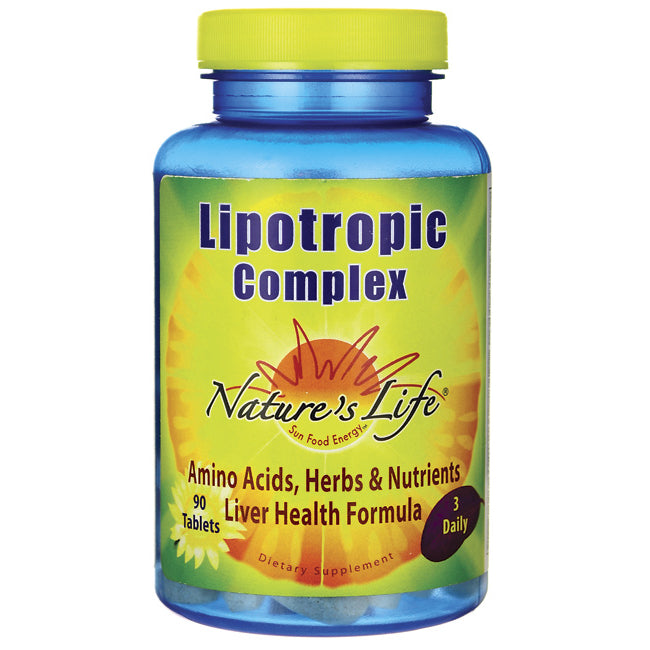 NSL064 | Nature's Life Lipotropic Complex bottle, liver health formula, 90 tablets