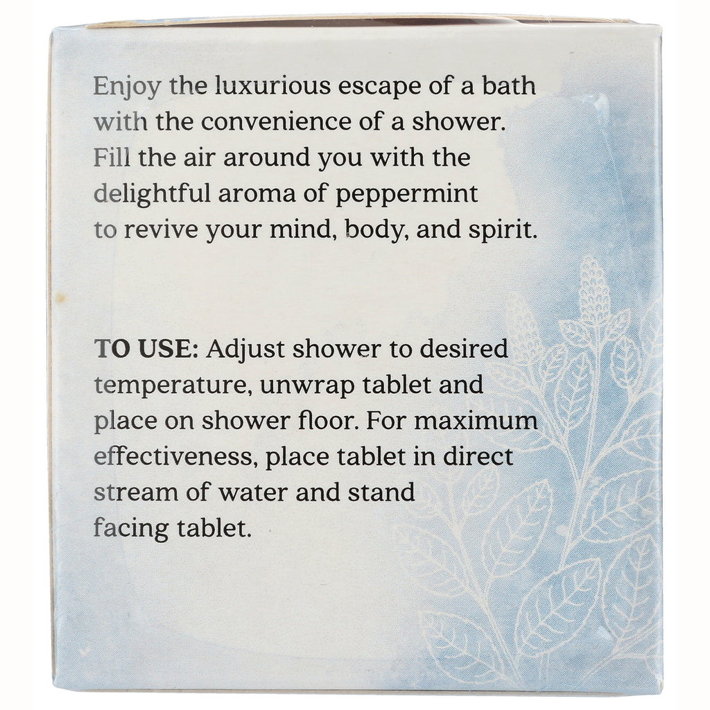 ARC056 | Back of box showing usage instructions and peppermint aroma description to revive mind, body, and spirit - Thumbnail