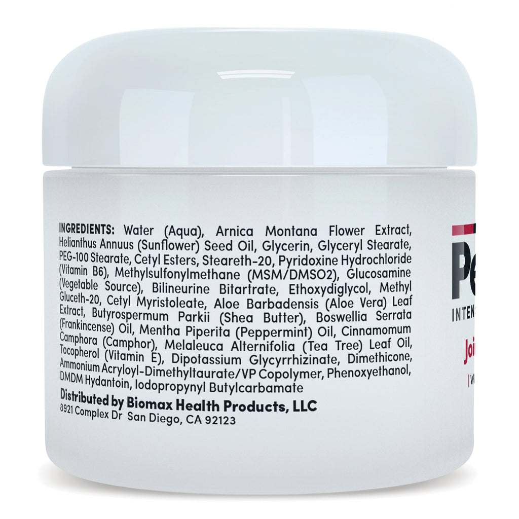 PNX001 | Back of white jar showing ingredients list and distributor information - Thumbnail
