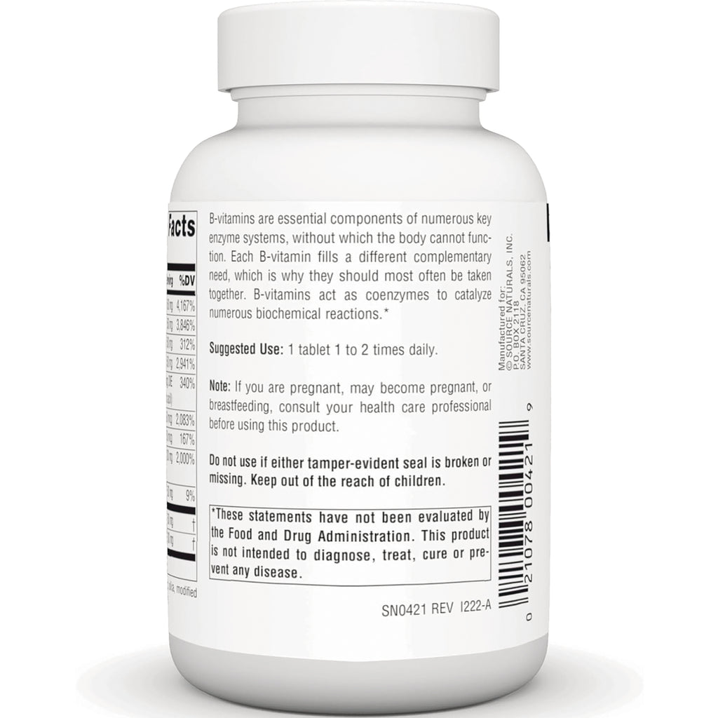 SN527 | Supplement bottle back label with suggested use, warnings, and barcode - Thumbnail