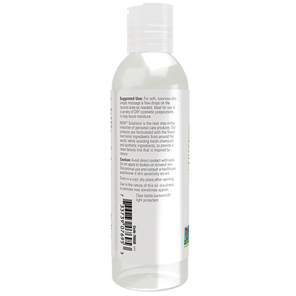 NWF361 | Back of clear plastic bottle showing ingredients and directions text and barcode - Thumbnail