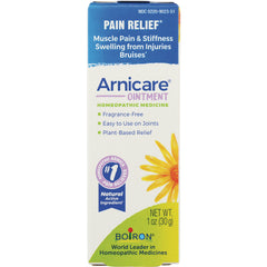 BRN016 | Arnicare ointment box, homeopathic pain relief for muscle pain, swelling, and bruises, NET WT 1 oz (30 g)