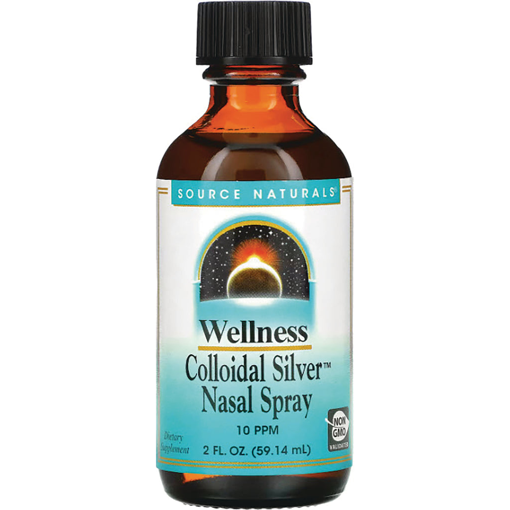 SN754 | Source Naturals Wellness Colloidal Silver Nasal Spray 10 PPM, 2 fl oz - Thumbnail