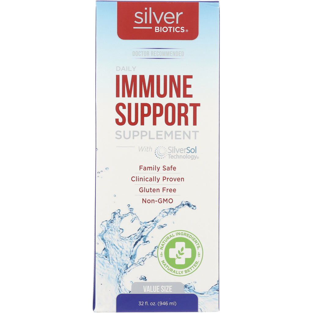 ABL006 | Silver Biotics Daily Immune Support Supplement, value size 32 fl oz (946 ml) - Thumbnail