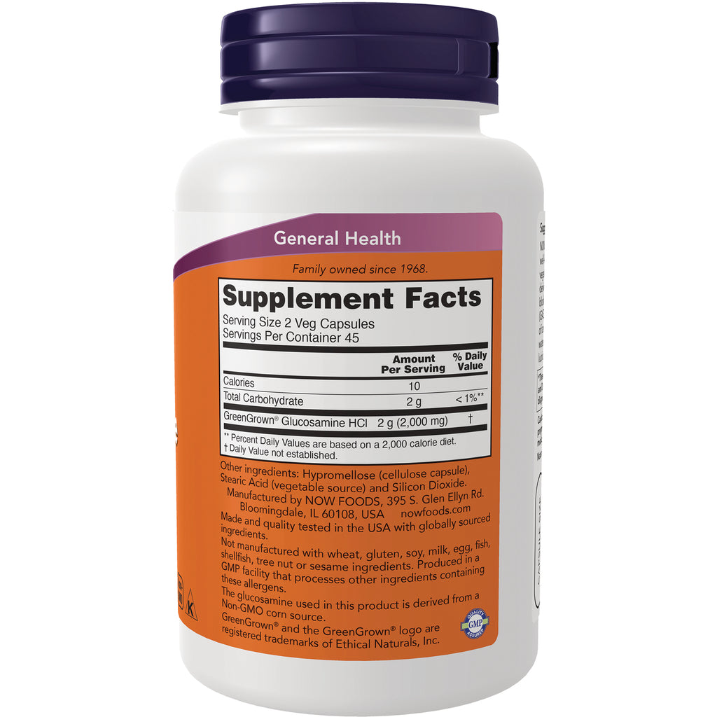 NWF156 | Back of white supplement bottle showing Supplement Facts label on orange panel and purple cap - Thumbnail