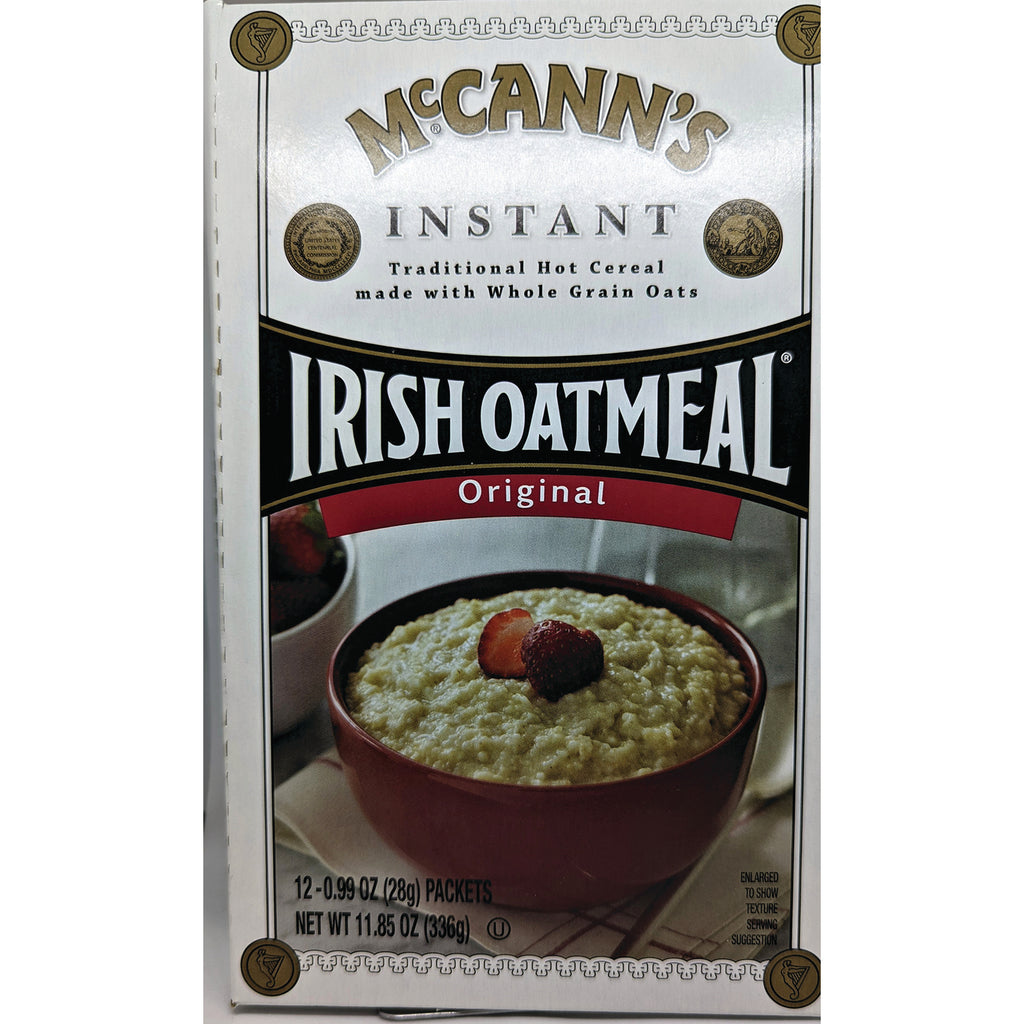 MCA007 | McCann's Instant Irish Oatmeal Original box showing bowl of oatmeal topped with strawberries - Thumbnail