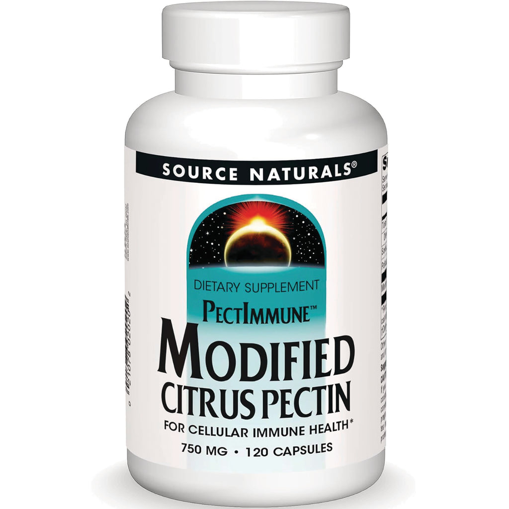 SN779 | Source Naturals PectImmune Modified Citrus Pectin 750 mg dietary supplement, 120 capsules - Thumbnail