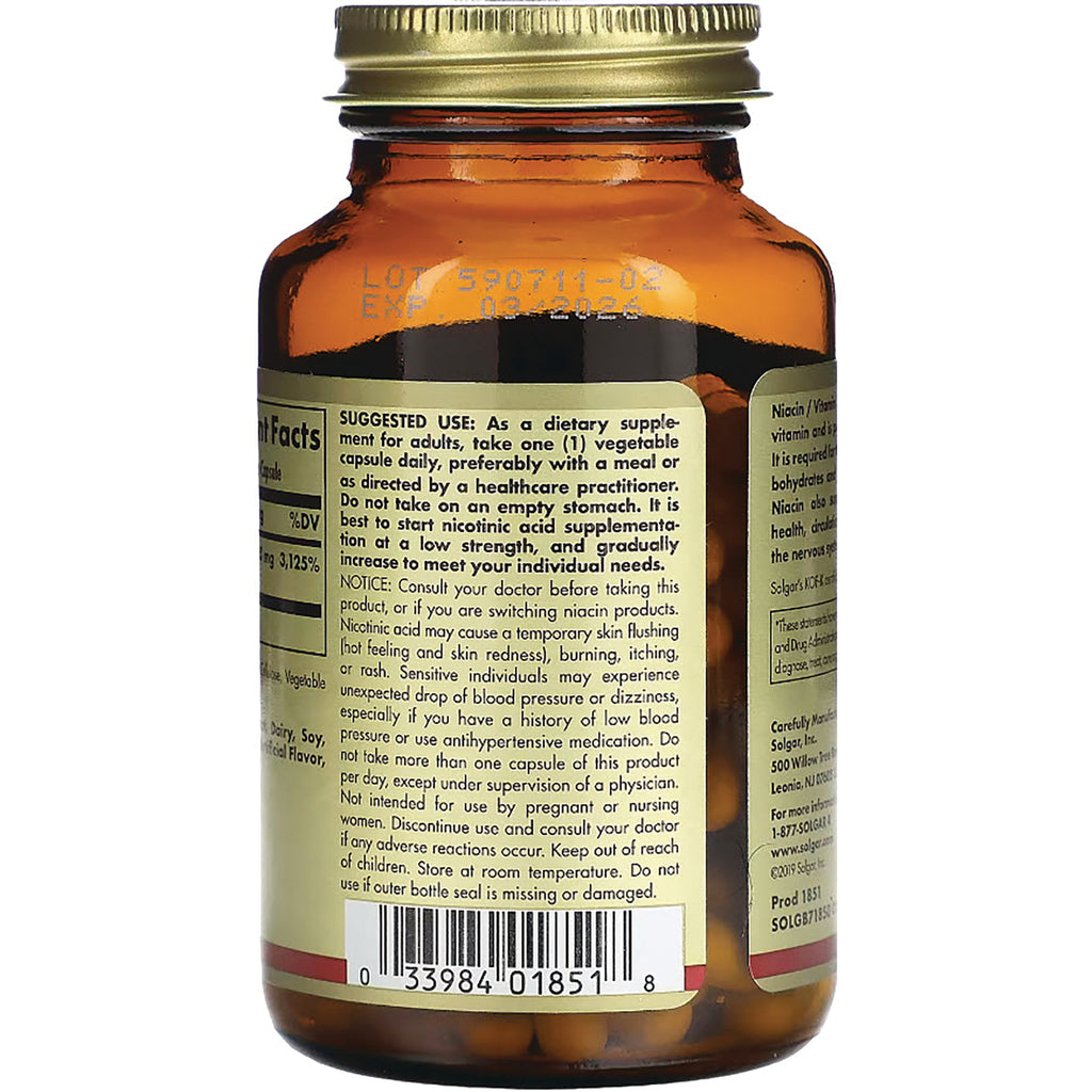 SLG296 | Back label of amber supplement bottle showing suggested use text and barcode - Thumbnail