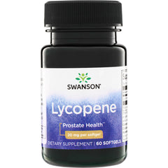 SW950 | Swanson Lycopene supplement, Prostate Health, 20 mg per softgel, 60 softgels bottle