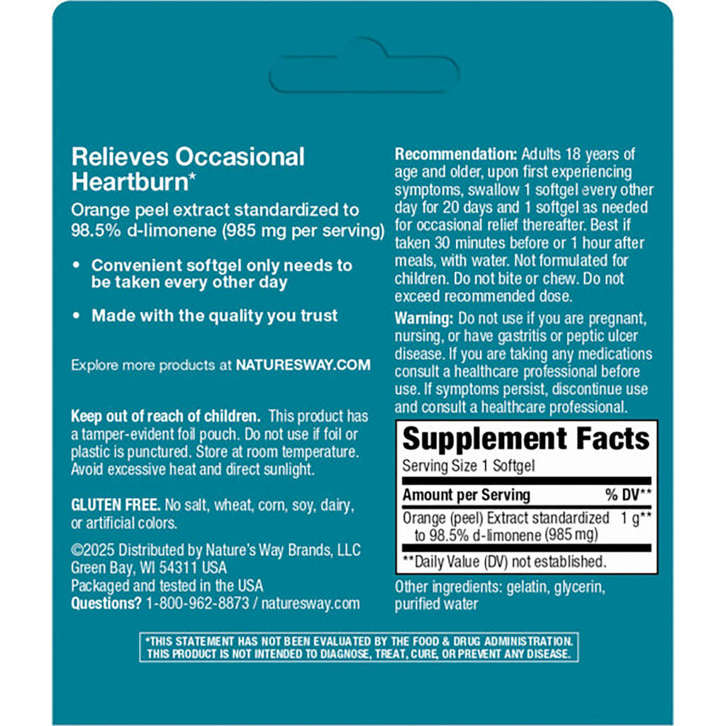 ET367 | Back of brown supplement box showing Supplement Facts panel, directions, warnings and ingredient list - Thumbnail
