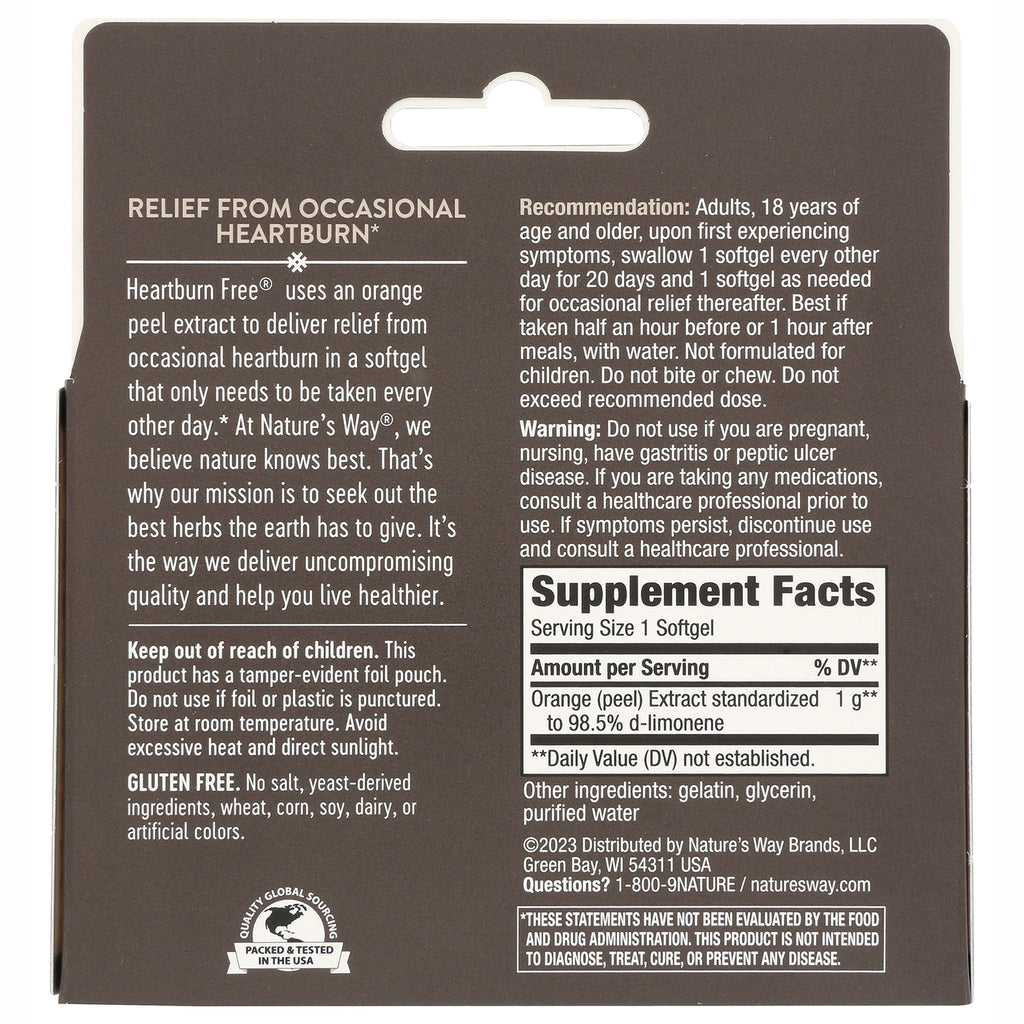ET367 | Back of brown supplement box showing Supplement Facts panel, directions, warnings and ingredient list - Thumbnail