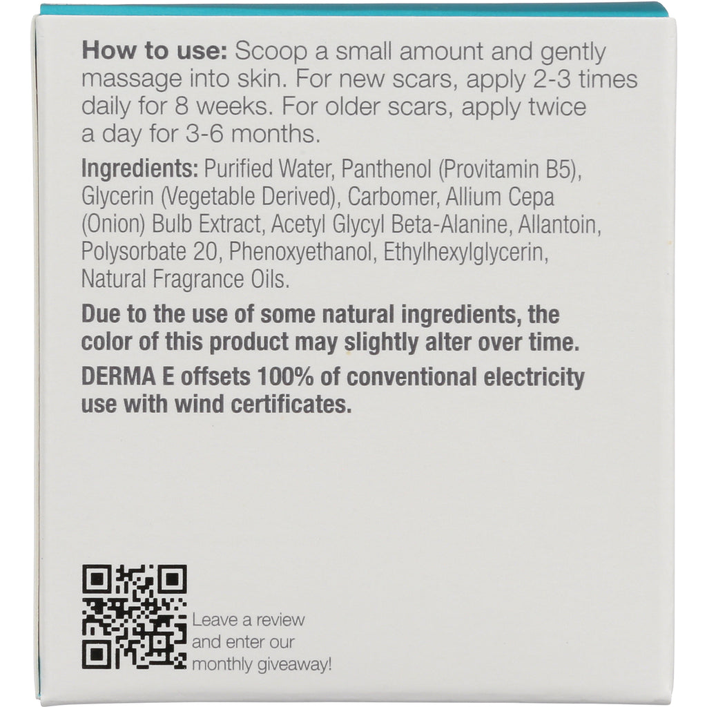 DE002 | Back of product box showing usage instructions, ingredients list, and QR code - Thumbnail