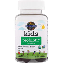 GLF340 | Garden of Life Kids Probiotic 3 Billion CFU, cherry flavor, 30 vegetarian gummies