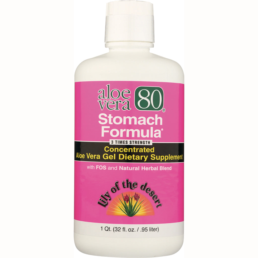 LIL038 | Bottle of aloe vera 80 Stomach Formula concentrated aloe vera gel dietary supplement 1 qt - Thumbnail