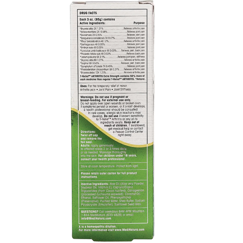 MNA028 | back label showing Drug Facts with active and inactive ingredients, warnings, directions, and contact information - Thumbnail