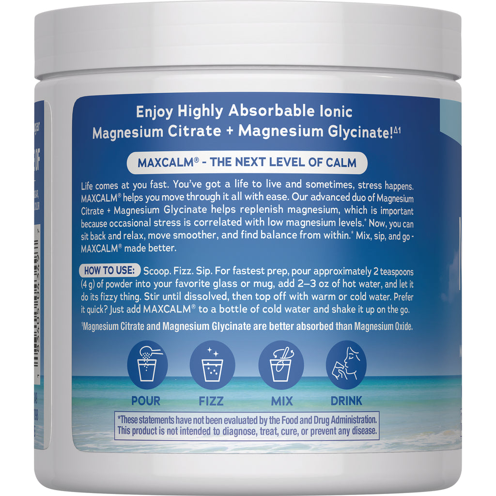 NVT052 | Back of white supplement jar showing recommended use, directions, and warning text on blue label - Thumbnail