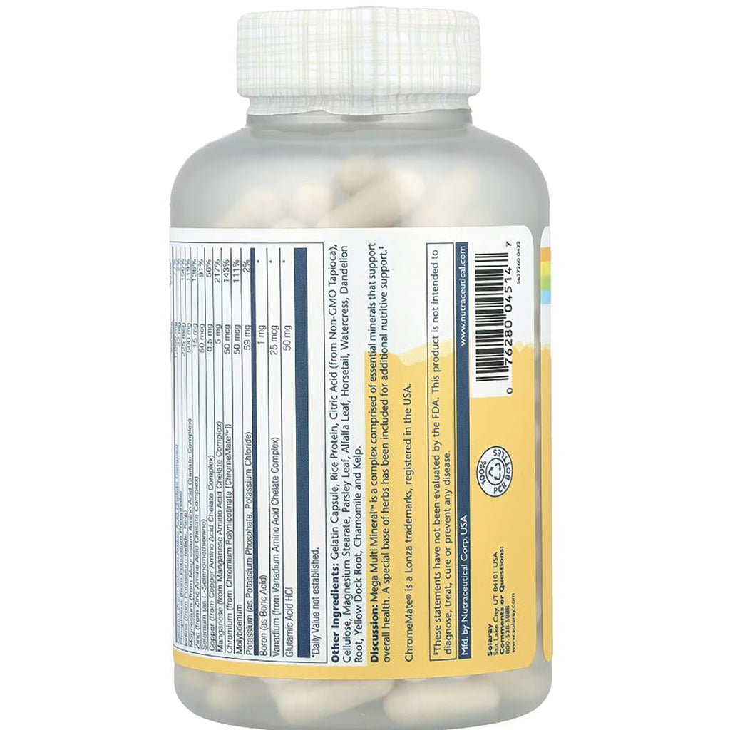 SLR279 | Back label with Supplement Facts, ingredients, and barcode - Thumbnail