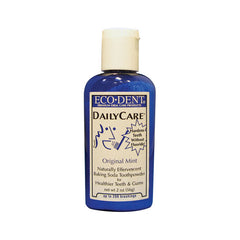 ECD001 | Eco-Dent DailyCare Original Mint baking soda toothpowder 2 oz bottle with front label visible