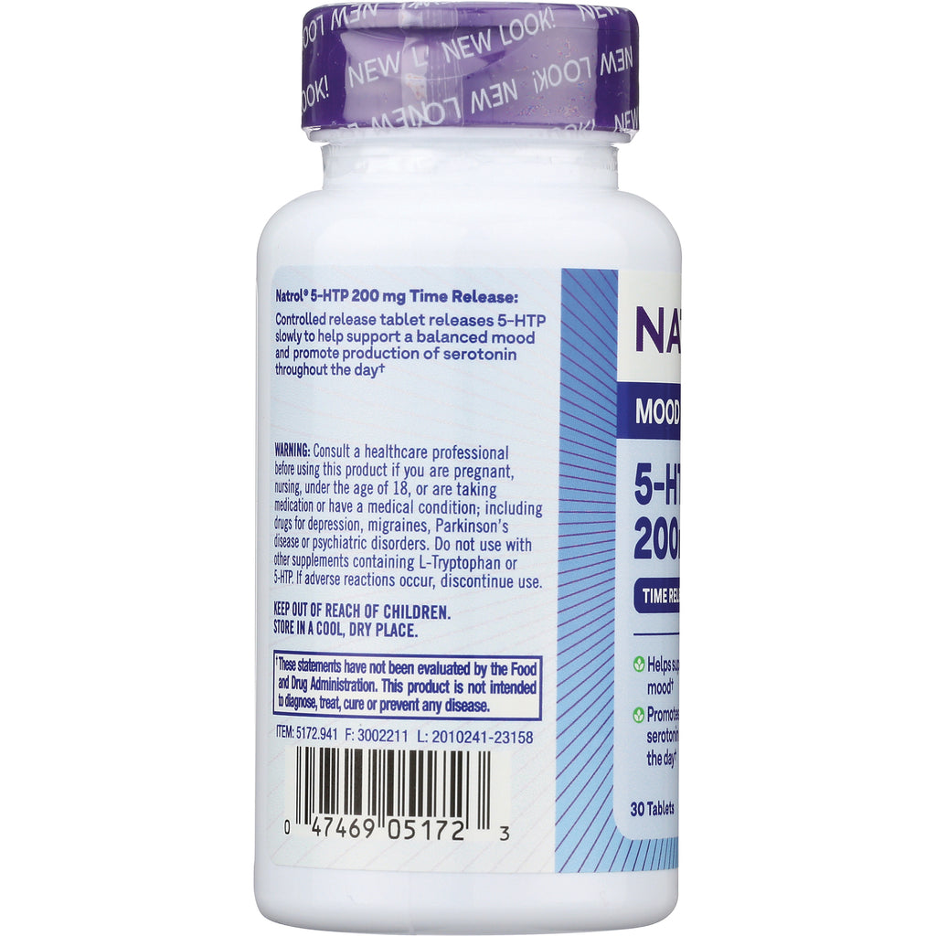 NA405 | Back label of supplement bottle showing warnings, barcode and partial side panel - Thumbnail