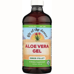 LIL002 | Lily of the Desert Aloe Vera Gel inner fillet bottle, 16 fl oz dietary supplement