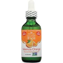WA047 | SweetLeaf Sweet Drops Valencia Orange Flavored Stevia Sweetener, 2 fl oz dropper bottle