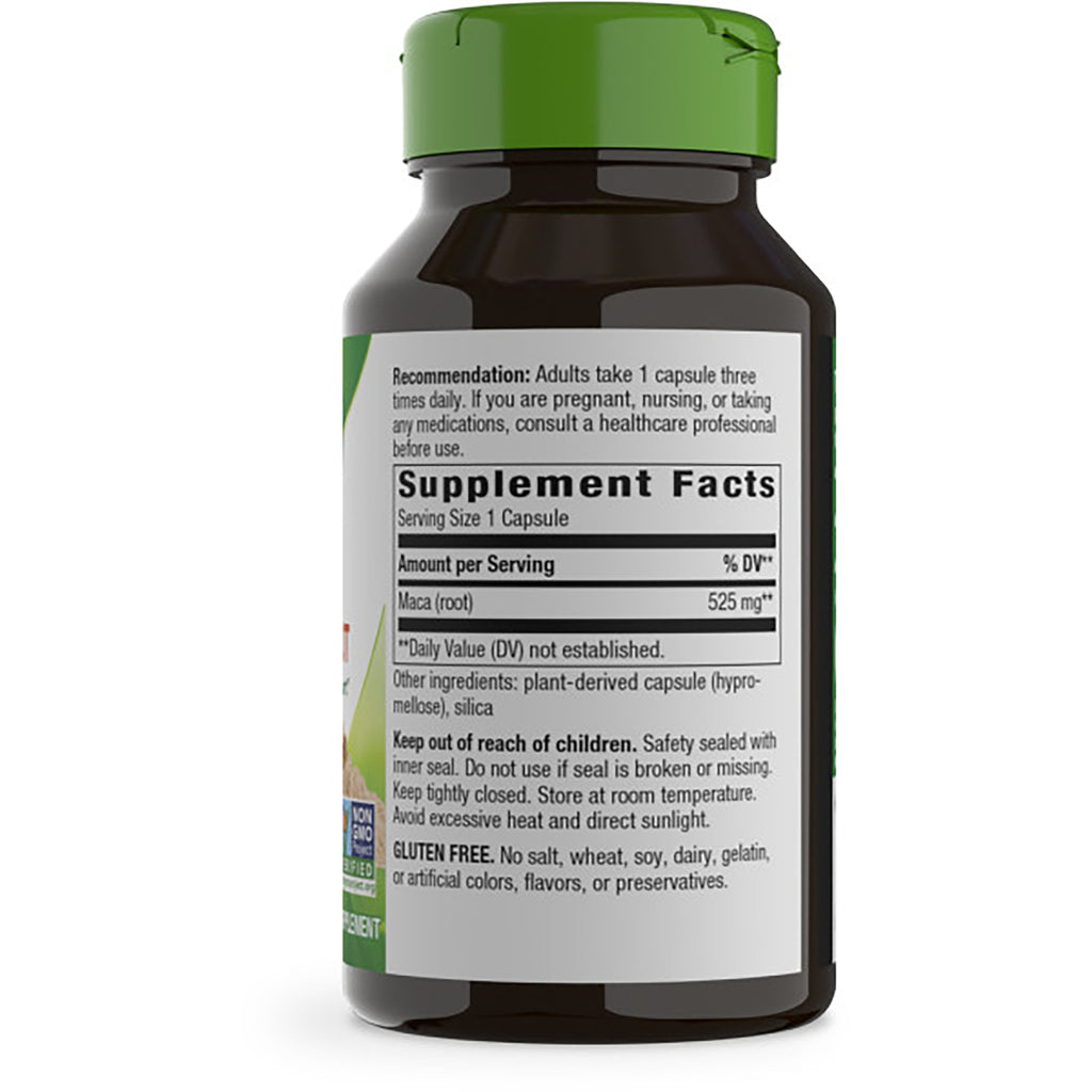 NW812 | back label of supplement bottle showing Supplement Facts, serving size 1 capsule, ingredients and warnings - Thumbnail