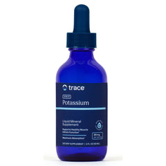TM057 | Trace Ionic Potassium liquid mineral supplement in blue 2 fl oz dropper bottle