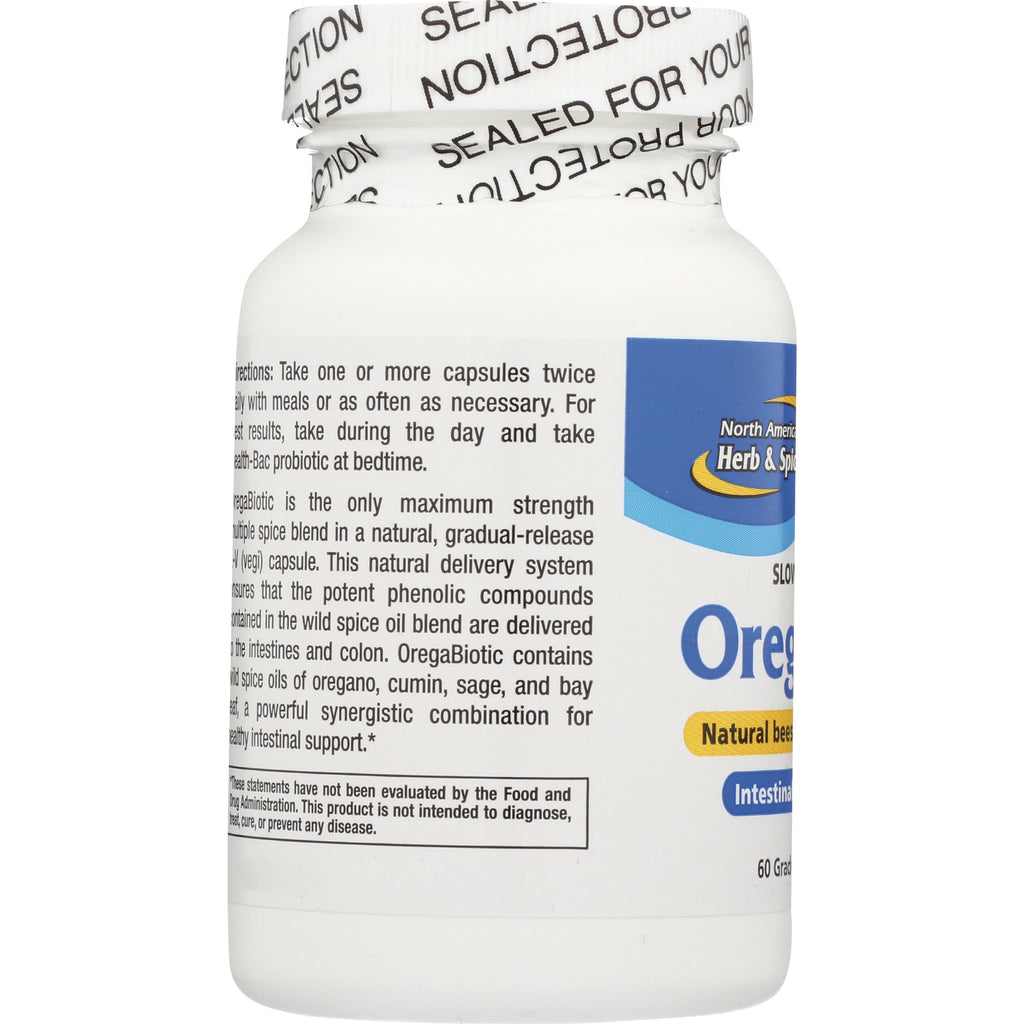 NHS009 | back of white supplement bottle showing directions text, sealed for your protection cap and partial product label - Thumbnail