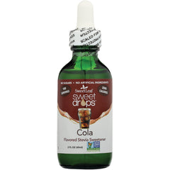WA044 | SweetLeaf Sweet Drops Cola stevia sweetener, 2 fl oz dropper bottle, no sugars, zero calories