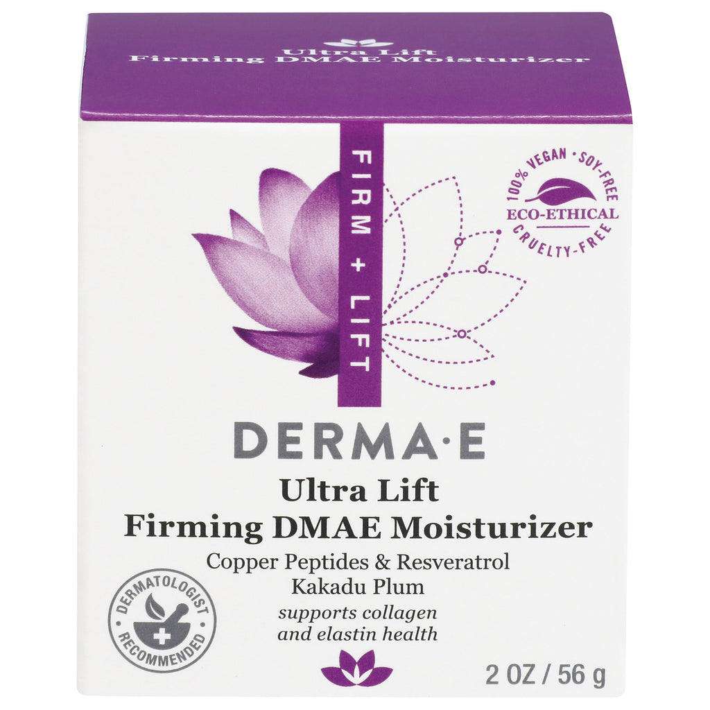 DE008 | DERMA E Ultra Lift Firming DMAE Moisturizer box front with product name and 2 OZ / 56 g - Thumbnail