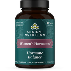 ATN080 | Ancient Nutrition Women's Hormones Hormone Balance supplement bottle front label, 60 capsules