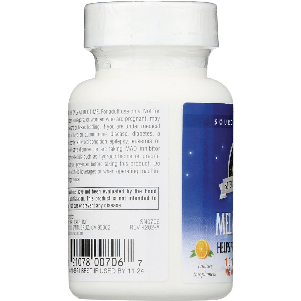 SN172 | back label of white supplement bottle showing warning text, barcode, and partial front label - Thumbnail