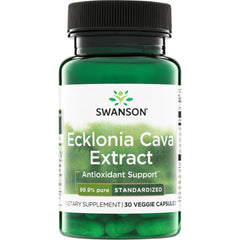 SWR053 | Swanson Ecklonia Cava Extract, 99.9% pure standardized, Antioxidant Support, 30 veggie capsules