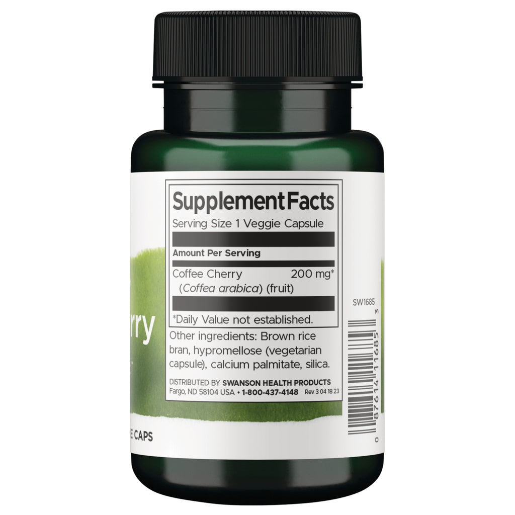 SW1685 |Back of label with Supplement Facts and serving information - Thumbnail