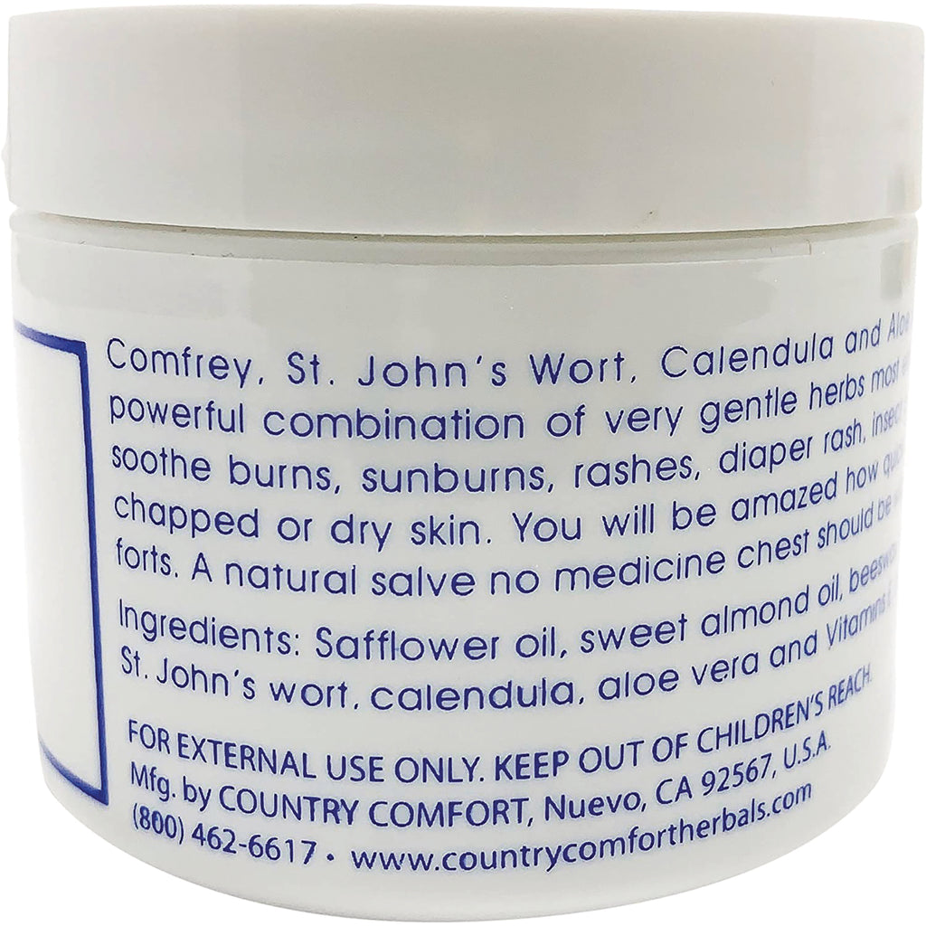 CTY004 | back label of white jar listing ingredients and FOR EXTERNAL USE ONLY warning - Thumbnail