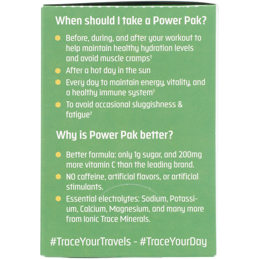 TM013 | Back panel text: When should I take a Power Pak?, benefits, usage tips, #TraceYourTravels #TraceYourDay - Thumbnail