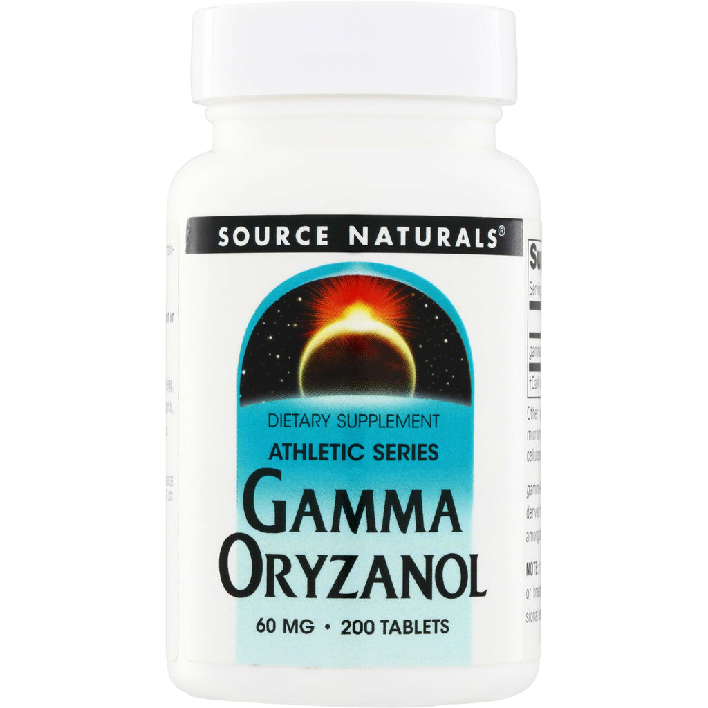 SN293 | Source Naturals Gamma Oryzanol dietary supplement, 60 mg, 200 tablets - Thumbnail