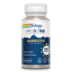 SLR524 | Solaray ProSorB Quercetin Phytosome, 30 vegcaps, 20x absorption