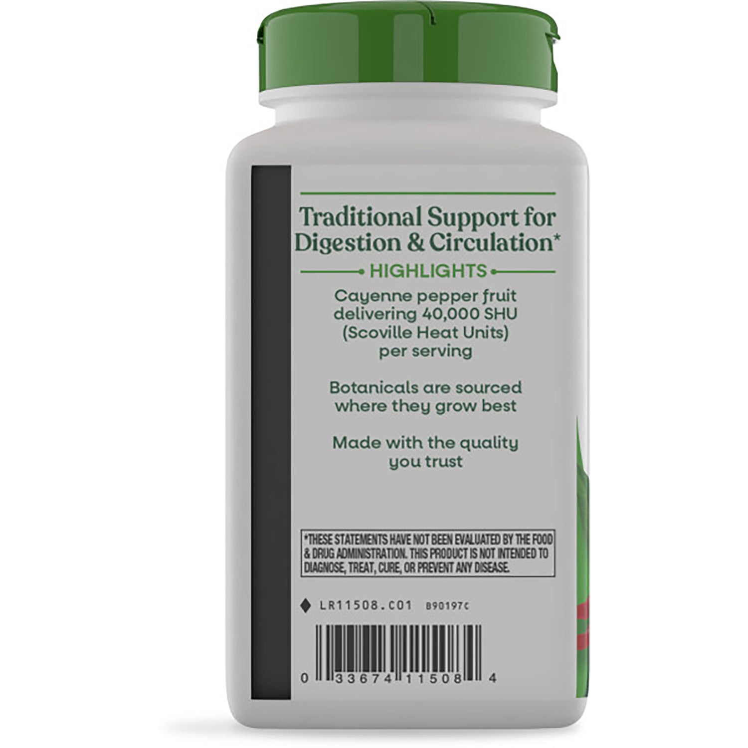 NW480 |  Back of label showing product highlights