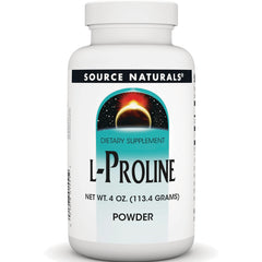 SN817 | Source Naturals L-Proline dietary supplement powder, 4 oz (113.4 grams)