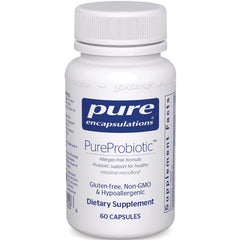 PRN118 | Pure Encapsulations PureProbiotic white bottle dietary supplement 60 capsules