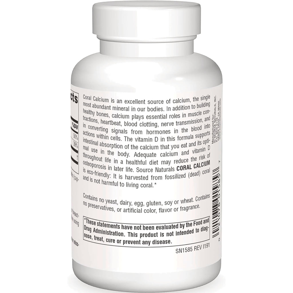 SN286 | Supplement bottle back label with product description, warnings, and barcode - Thumbnail