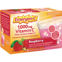 AC114 | Emergen-C Raspberry 1,000 mg Vitamin C daily immune support box, 30 packets
