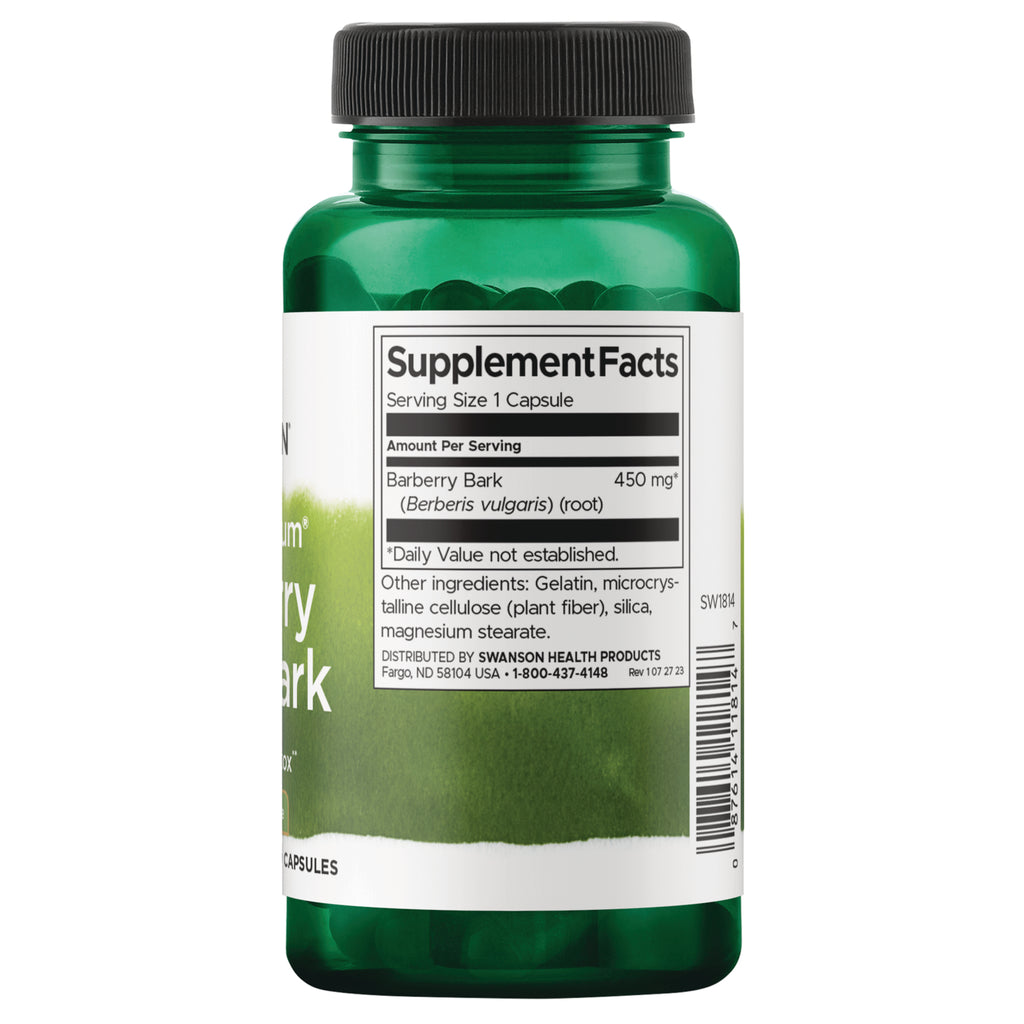 SW1814 | Back of label with supplement facts and serving information - Thumbnail