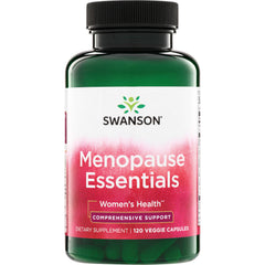 SWC089 | Swanson Menopause Essentials bottle front, Women's Health, Comprehensive Support, 120 veggie capsules