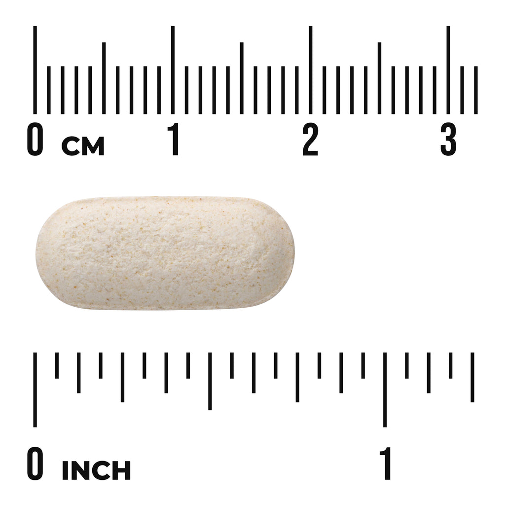SWD091 | Beige oblong tablet shown with size scale in cm and inches - Thumbnail