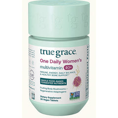 TG002 | True Grace One Daily Womens multivitamin 40+, 30 vegan tablets bottle front